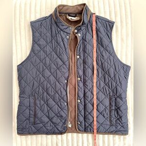 Peter Millar Navy Quilted Vest XXL